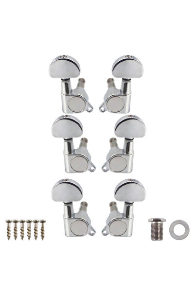 Choice Chrome Set Sealed Guitar String Tuning Pegs Tuning Keys Machine Heads ...