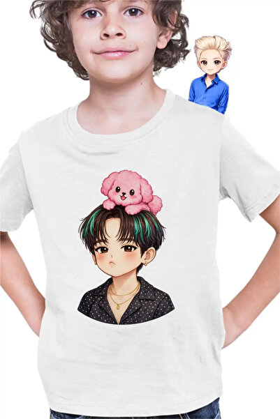 OEM Tricou Copii Baieti Shinee Key Chibi Kpop