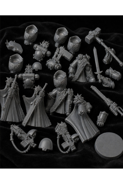 oktosworkshop Grimdark Sci‑Fi Wargame İçin Power Armour Uyumlu Reçine Yedek P...