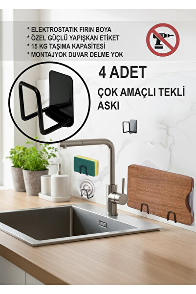 EVSTYLE 4'LÜ MİNİ ASKI - METAL