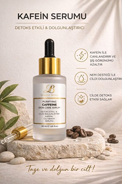 Lumine Belle Kafein Serum – Göz Altı Şişlik ve Yorgunluk Karşıtı, Canlandırıc...