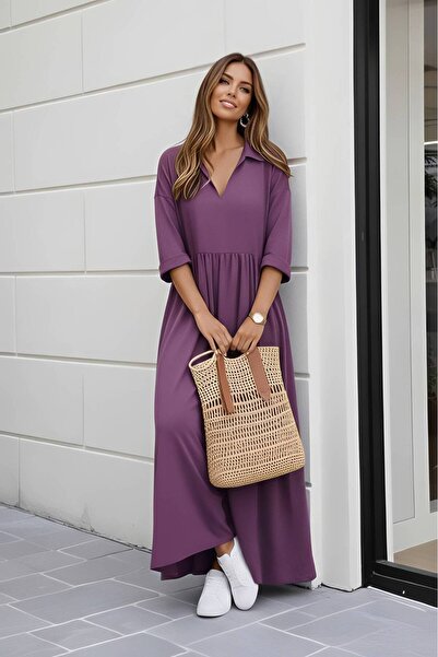 1way Long Purple Dress