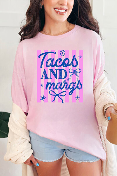 Sarah's Boutique Women's T-shirt – 100% cotton – Tacos Margs