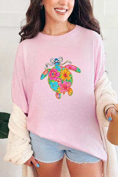 Sarah's Boutique Women's T-shirt – 100% cotton – Sea Turtle