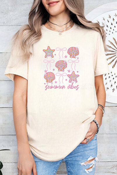 Sarah's Boutique Women's T-shirt – 100% cotton – Shell Stars