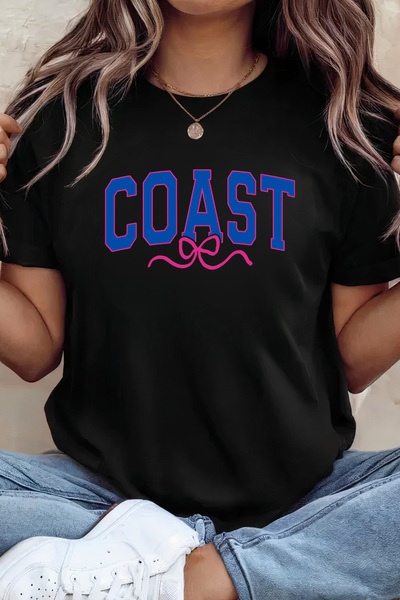 Sarah's Boutique Women's T-shirt – 100% cotton – Coast Bow