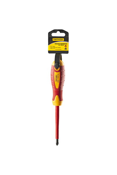 Top Master Pro Insulated Phillips screwdriver 1000V Ph2x100mm CR-V TMP