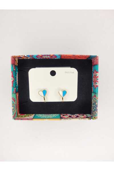 ÖZÇTAKI Steel Children's Earrings - Clip-On (Non-Pierced) - Heart Model - for...