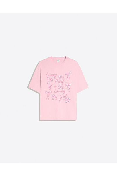 Disante Tricou pentru femei Living Proof, imprimat, cu gât rotund, supradimen...
