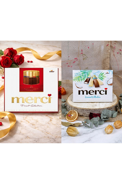 Storck Merci Çikolata İkili Set - Finest Selection 250g & Limited Edition Coc...
