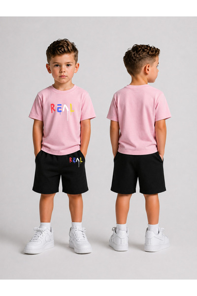 LORVEX Children's Shorts Set for Boys (Shorts - T-Shirt) Printed Summer Sport...