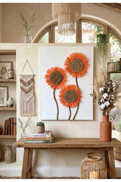 sisucandles1 Ay Çiçeği Tablo, Dekoratif Tablo, Pinterest Tablo, Bohem tablo