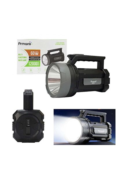 Zenorius Lanternă Portabila LED 22x14x12cm, cu 3 Moduri de Lumina, Distanță 3...