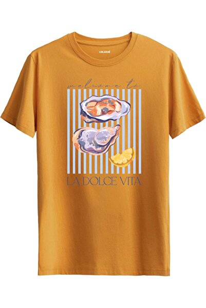 Colermi La Dolce Vita Oyster Printed T-Shirt