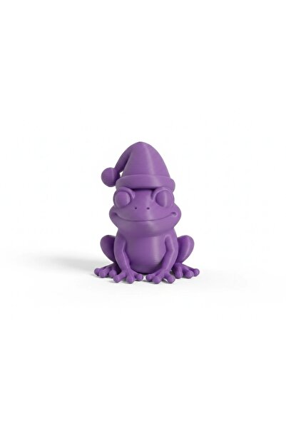 OEM Figurină Decorativă Broască cu Căciulă, 5 cm