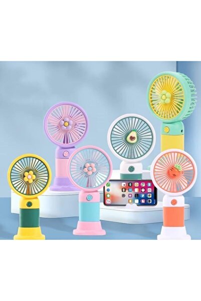 SNA Mini Fan Pervane Sarjlı Üç Kademeli El Fanı El Pervanesi Soğutucu Mini Ta...
