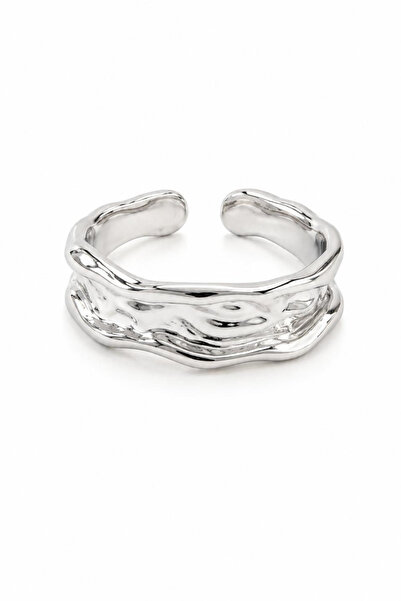 Leo'Stone Leostone Vintage Series Textured Adjustable Women's Steel Ring