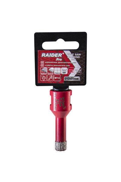 Raider Freza diamantata pentru frezare uscata M14 x 12 mm