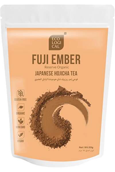 Ecological Fuji Ember Reserve Organic Hojicha Tea Powder 50g – Premium Japane...