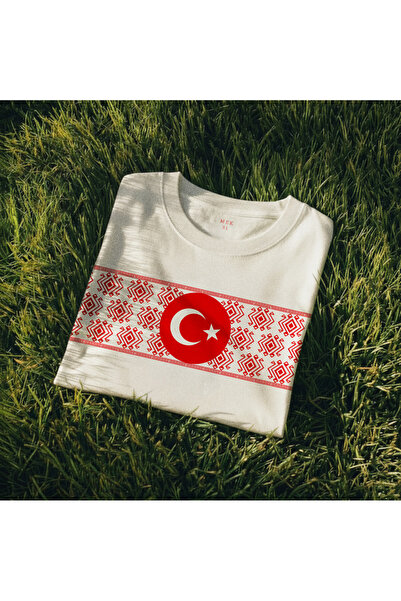 MEK Türkiye Milli Takım Dünya Kupası Oversize Tişört Unisex Baskılı Kısa Koll...