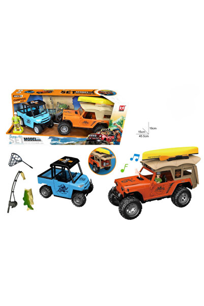 OEM Mașină Off‑Road, Camping Playset cu Figurina Explorator