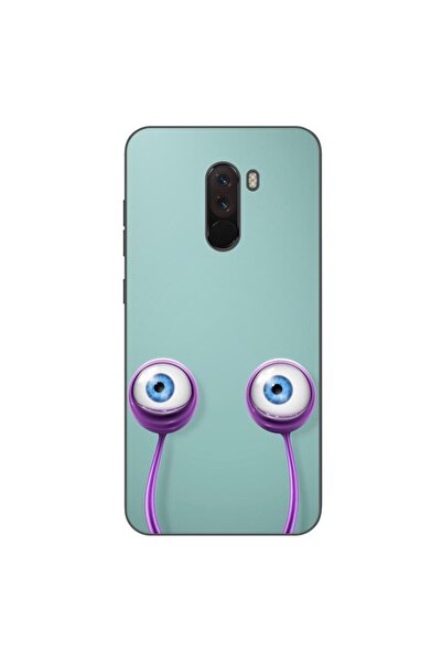 OEM Case compatible with Xiaomi Pocophone F1 Silicone Gel Tpu Pattern Snail Eyes