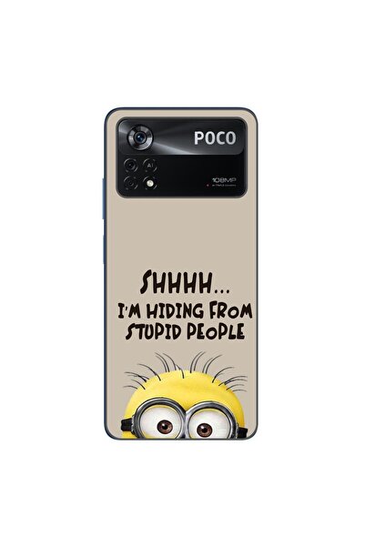 OEM Θήκη συμβατή με Xiaomi Poco X4 Pro Σιλικόνης TPU με σχέδιο Μίνιον  "Σουσο...