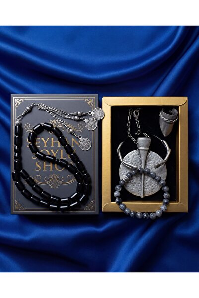 Seyhan Soylu Shop Luxury Seri Özel Tasarım Kitap Kutulu Kadın Takı Seti Ve Te...