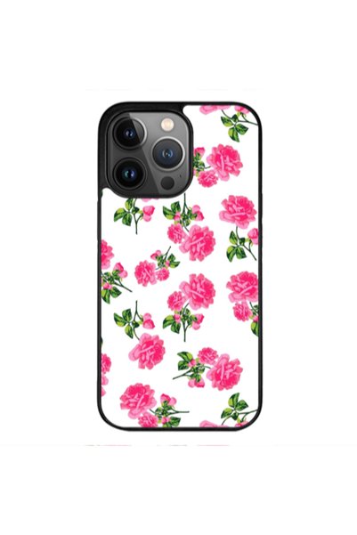 Other Apple iPhone 11 Pro Max Roses White Black Glossy Θήκη