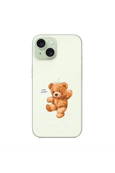 Other Apple iPhone 15 Plus Take risk Transparent Silicone TPU Θήκη