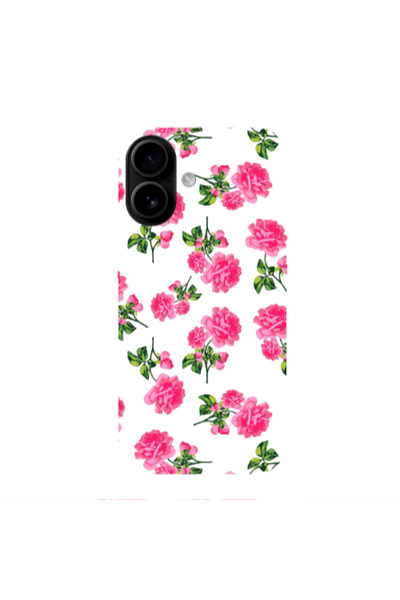 Other Apple Iphone 16 plus Roses White Transparent Silicone TPU Θήκη