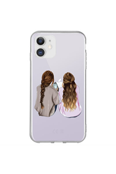 Other Apple iPhone 12 Friends Transparent Silicone TPU Θήκη