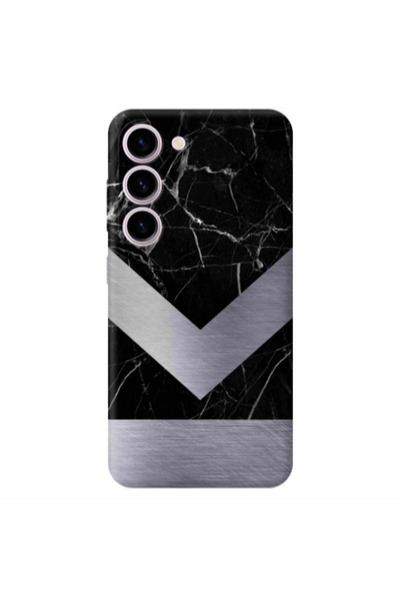 Other Samsung S23 Plus Marble Arrow Down Transparent Silicone TPU Θήκη