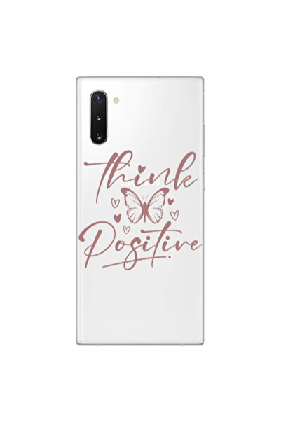 Other Samsung Note 10 Plus Think Positive Transparent Silicone TPU Θήκη