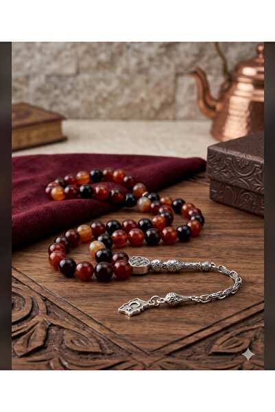 best bioenerji taş terapi Red Agate 10 mm Men's Prayer Beads
