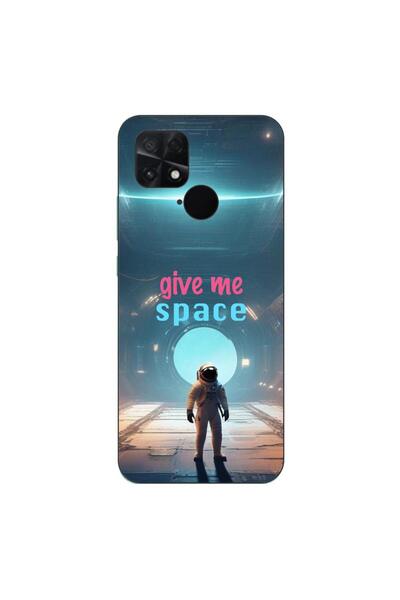 OEM Case compatible with Xiaomi Poco C40 Silicone Gel Tpu Model Give Me Space