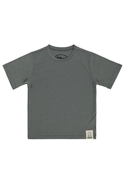 Civil Boys Basic Surf Label T-Shirt for 2-5 Years Old - Khaki