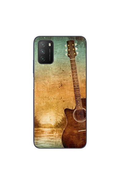 OEM Husa compatibila cu Xiaomi Poco M3 Silicon Gel Tpu Model Chitara Vintage