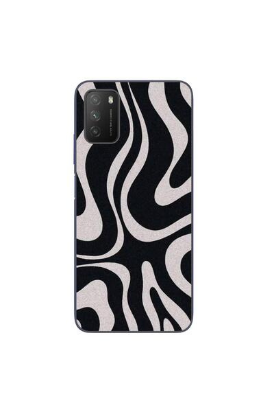 OEM Husa compatibila cu Xiaomi Poco M3 Silicon Gel Tpu Model Monochrome Hypnotic