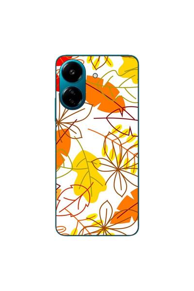 OEM Case compatible with Xiaomi Redmi 13C 4G Silicon Gel Tpu Pattern Autumn V...