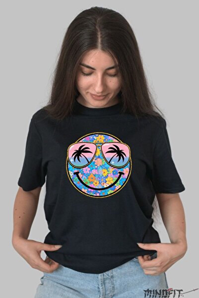 GILDAN Summer T-Shirt Tropical Smile