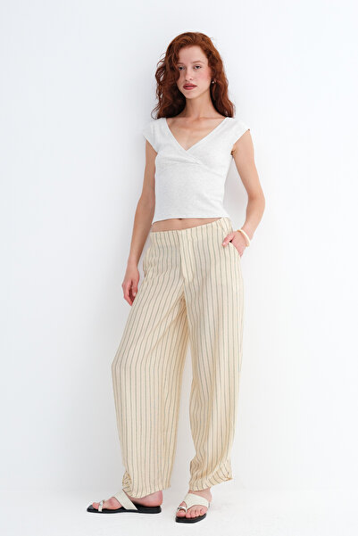 Addax Pantalone na pruge PN18366