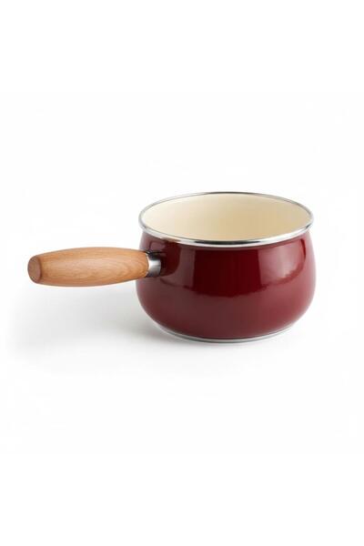 ORUÇ HOME BORDO 14 CM BOMBELİ AHŞAP SAPLI SOSLUK