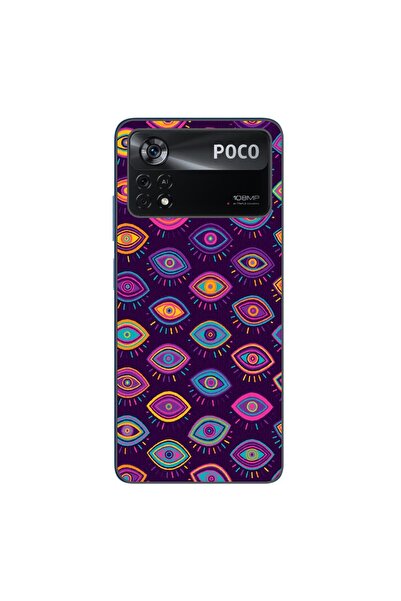 OEM Case compatible with Xiaomi Poco X4 Pro Silicon Gel Tpu Tribal Eyes Pattern