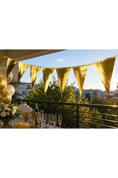 Home Decorative metallic garland XL cardboard