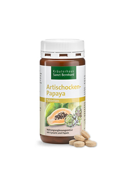Kräuterhaus Sanct Bernhard Tablete anghinare papaya Sanct Bernhard 160 buc