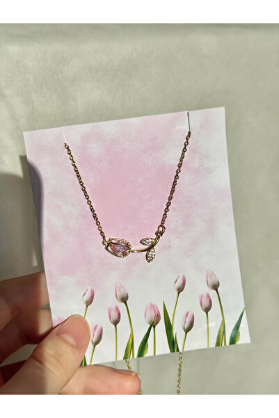 Harlofia Jewelry Çelik Lale Kolye