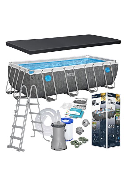 BESTWAY Piscină de grădină cu cadru 488 x 244 x 122 cm 10-în-1 561MB