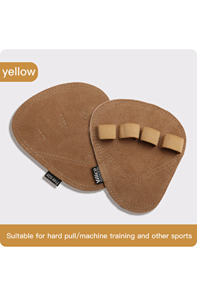 Choice1 A0140-BN Leather Weight Lifting Training Gloves Palm Protection Women...