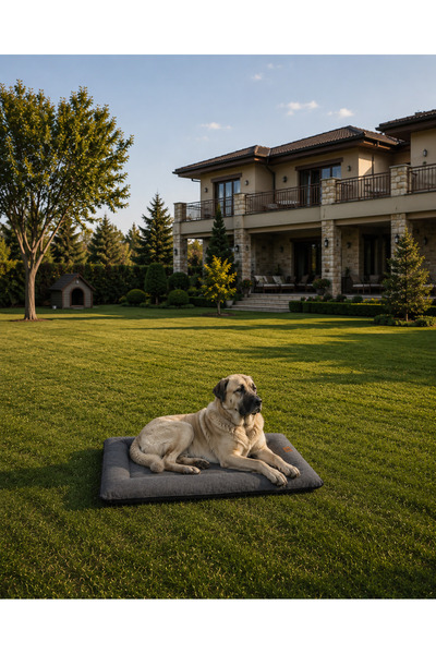 Kedi ve Köpek Yer Minderi Outdoor Su Geçirmez Üst Kalite Tüy ve Leke Tutmaz Boncuk Elyaf Kaydırmaz Taban Kedi ve Köpek Yatağı